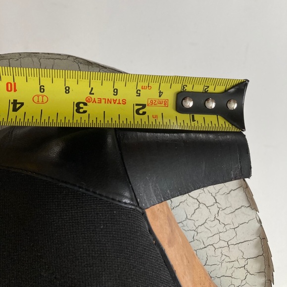 PREVATA Black Leather/Stretch Ankle Boot.9.5 - Picture 6 of 6